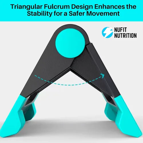 Miniatura 6 de NuFit - Asas de flexión portátiles para viajes Barras de empuje de viaje para entrenamiento de hotel, piso de casa y gimnasio, estructura