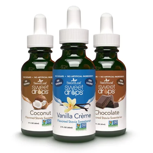 Miniatura 16 de SweetLeaf Sweet Drops - Edulcorante líquido de stevia saborizado, extracto de stevia orgánico, cero calorías, sin gluten, apto para keto, sin OGM