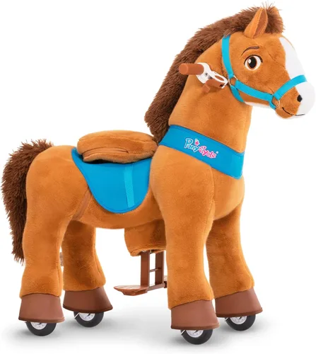 Miniatura 15 de PonyCycle Pony Cycle 4-7 caballo de montar con resorte, juguete de caballo balancín, modelo esencial E (89.9 cm de altura/tamaño 4) juguetes de Negro