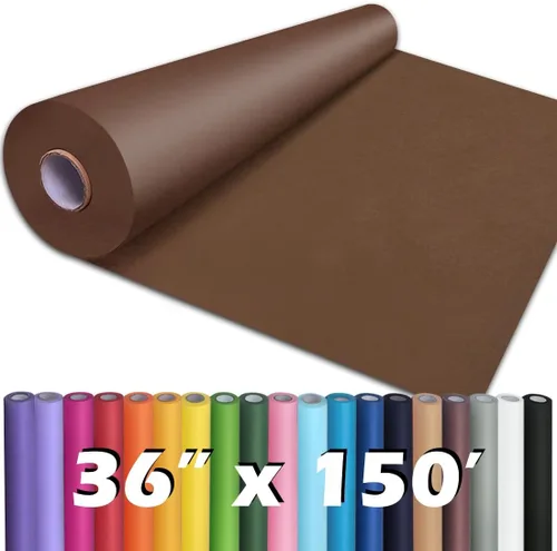 Miniatura 44 de PerkHomy Rollo de Papel Kraft Marrón 48" x 1,800" (150') para Envolver Regalos, Ramos, Flores, Arte, Pintura, Manualidades, Escritura, Embalaje