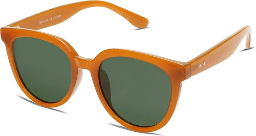 Miniatura 2 de SOJOS Gafas de sol redondas polarizadas para mujer, estilo moderno, protección UV, lentes de sol SJ2175, Varios