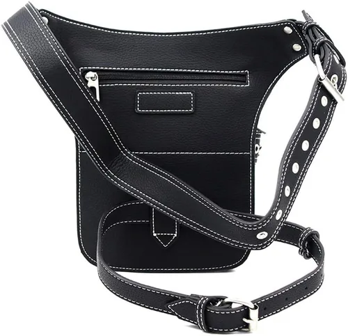 Miniatura 3 de Rebajas Cyber Monday Ofertas Venta Steampunk Riñonera Bolso para cintura Moda Gótico Hombro Bandolera Bandolera Muslo Pierna Capucha Bolsa de Viaje