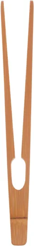 STOBAZA Pinzas de cocina con clip de bambú para cocinar platos de cocina, clips antideslizantes para estufa