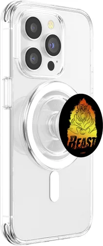 Miniatura 3 de Disney Beauty And The Beast Flame Portrait Sketch PopSockets MagSafe PopGrip for iPhone