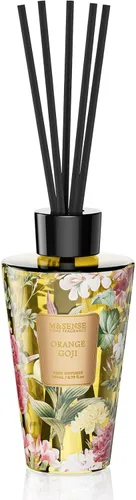 Miniatura 24 de M&SENSE Juego de difusor de varillas de cereza salvaje, 8.79 onzas líquidas, fragancia para el hogar, no tóxico, difusor de baño natural con palos