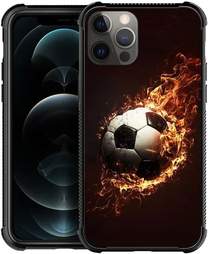 Miniatura 30 de DJSOK Compatible con iPhone 13 Funda, Diseño con Patrón Parachoques Trasero Anti Arañazos Esquinas Reforzadas TPU Suave Caver, Fundas para Hombres