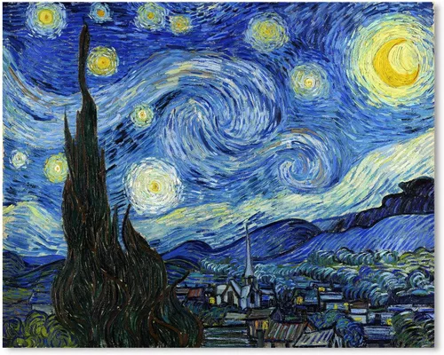 Miniatura 15 de Van Gogh Arte de Pared en Lienzo: Reproducción de Pintura al Óleo Almendro en Flor Imagen de Flores Decoración de Habitación, Impresiones de Arte