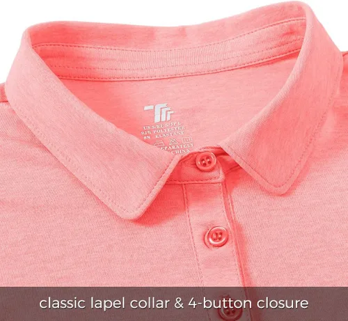 Miniatura 5 de Polo de golf para mujer, manga corta, absorbe la humedad, ropa de golf para mujer