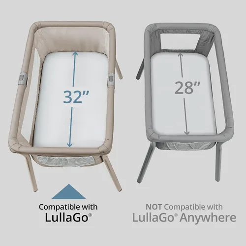 Miniatura 5 de Chicco LullaGo - Sábana para moisés, rayas suaves, color gris