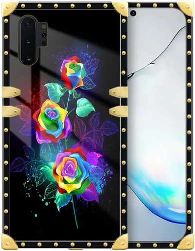 Miniatura 12 de Funda compatible con Samsung Galaxy Note 10 Plus, hermosa mariposa para mujeres y niñas, TPU suave a prueba de golpes, funda cuadrada protectora