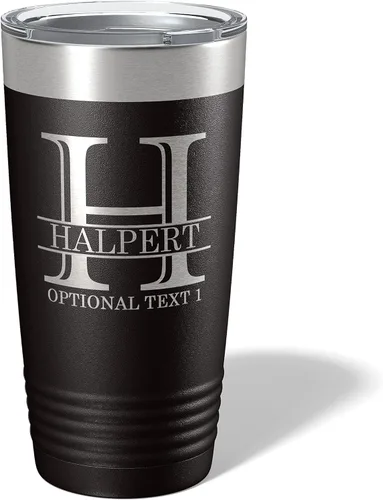 Miniatura 28 de Vaso personalizado de acero inoxidable aislado con tapa de 30 onzas (17 colores) con recubrimiento en polvo, grabado personalizado, idea de regalo