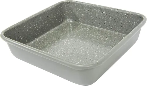 Miniatura 2 de casaWare Horno tostador de 7 pulgadas Ultimate Series de cerámica con revestimiento antiadherente de cerámica (granito plateado)