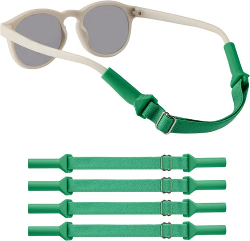 Miniatura 14 de lvvfit Correas ajustables para lentes de bebé (5-8 pulgadas), correas ajustables para lentes de sol deportivas, para niños y niñas, de 0 a 3 años