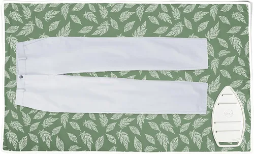 Miniatura 9 de Encasa XO - Almohadilla de planchado (grande 122 cm x 71 cm) con acolchado de 3 mm y soporte de plancha de silicona para prensado al vapor sobre