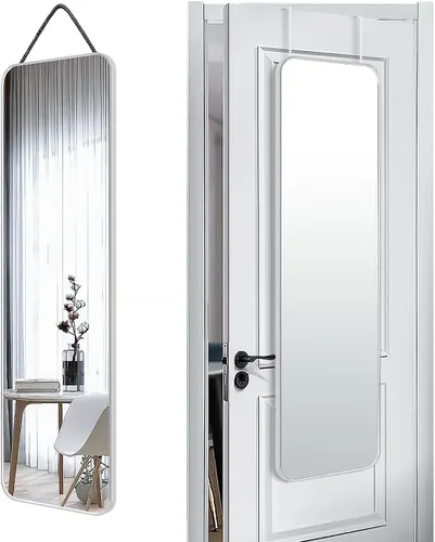 Miniatura 13 de SCWF-GZ - Espejo rectangular de longitud completa de 20x30 pulgadas, para montar en la pared, colgante o apoyado contra la pared, con marco de metal