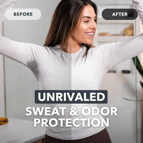 Miniatura 6 de SweatBlock Sistema de desodorante antitranspirante Máxima fuerza clínica para hombres y mujeres Ayuda para la hiperhidrosis hasta 7 días