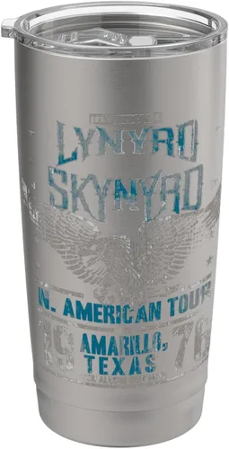 Miniatura 9 de Lynyrd Skynyrd In Concert Amarillo Texas Vintage Rock 1970 - Vaso aislado de acero inoxidable
