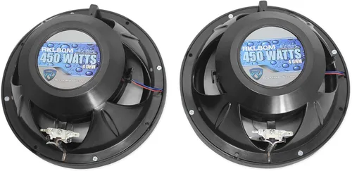 Miniatura 5 de Rockville Paquete RKL80MB: Par RKL80MB 8 "900W Marine Wakeboard LED Tower Altavoces-Negro, Par MAC80B 7.7" Negro Aluminio Wakeboard Altavoces Pods