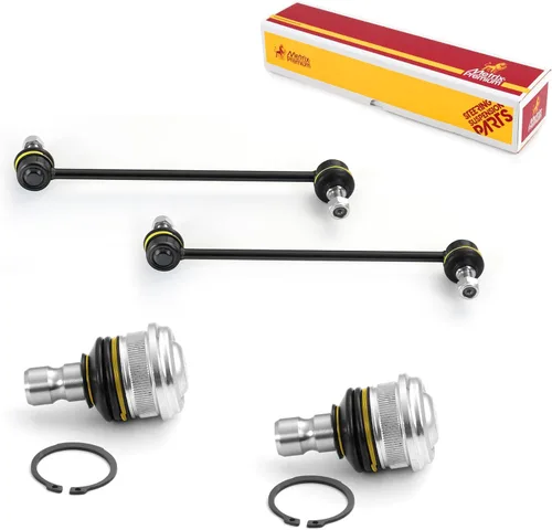 Miniatura 269 de Metrix Premium Chassis Parts - Juego de 4 piezas de articulación de rótula superior y barra estabilizadora delantera para Ford Ranger RWD 1998-2011