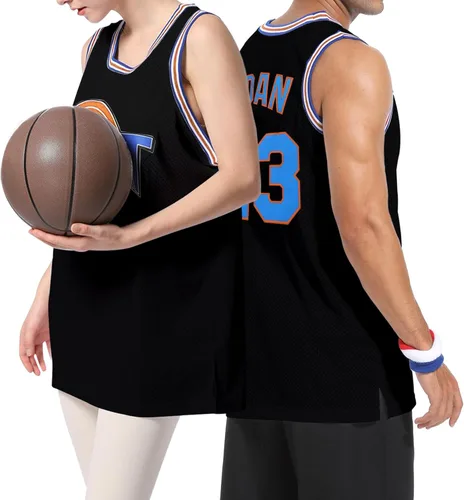 Miniatura 6 de Camiseta de baloncesto para hombre, camisetas de película espacial de los años 90, Halloween, hip hop, ropa de fiesta, camisas deportivas