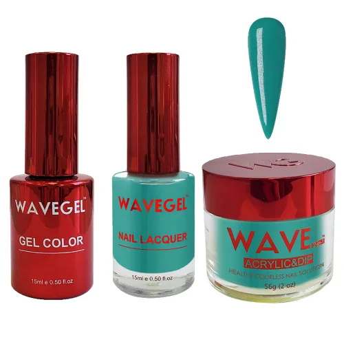 Miniatura 39 de WAVEGEL - Juego de gel de remojo, laca de uñas y polvo acrílico y polvo de inmersión a juego - Colección Queen - #015 Noble Men