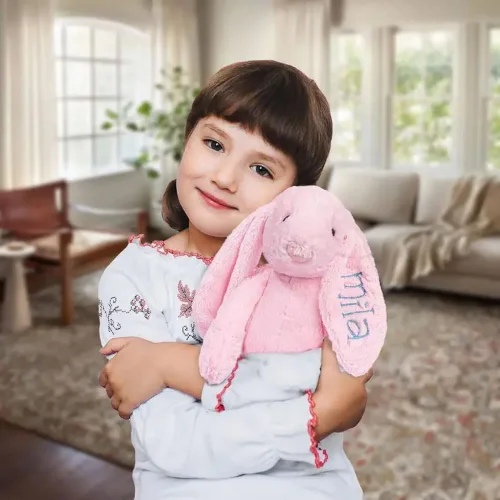 Miniatura 3 de shiguangji Regalo de Pascua con el nombre del niño bordado de conejo de Pascua personalizado, conejito de Pascua, conejito de Pascua, regalo