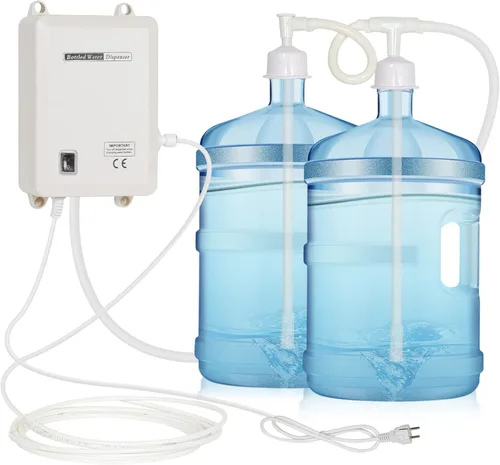 Miniatura 9 de Sistema de bomba dispensadora de agua para botella de 5 galones, dispensador de agua potable de entrada única silencioso para refrigerador, bomba