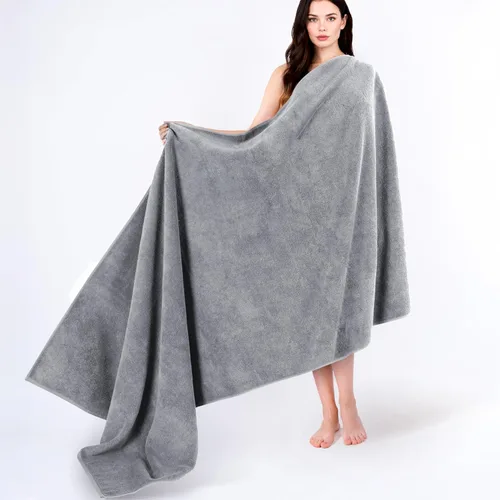 Miniatura 75 de Cotton Paradise - Juego de 4 toallas de mano para baño, 100% algodón turco, toallas suaves y absorbentes para la cara, toallas de mano color gris