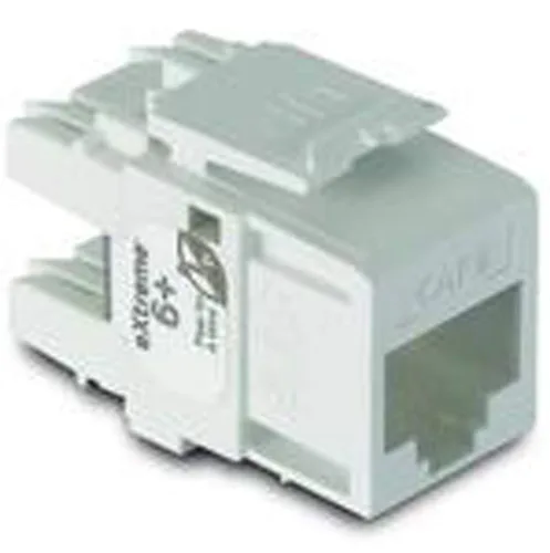 Miniatura 12 de Leviton Extreme 6+ QuickPort Connector, CAT 6, paquete de 150, 61110-JW6, blanco