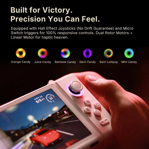 Miniatura 5 de ONE XPLAYER ONEXSUGAR - Consola de juegos portátil Android 14 – Snapdragon G3 Gen3, 16 GB de RAM + 512 GB UFS4.0, pantallas OLED duales