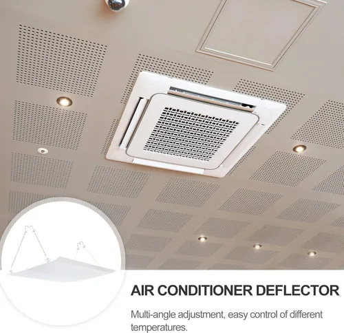 Miniatura 7 de DOITOOL Deflector de aire acondicionado de pegado de perforación, deflector de parabrisas ajustable, deflector de ventilación magnético mejorado