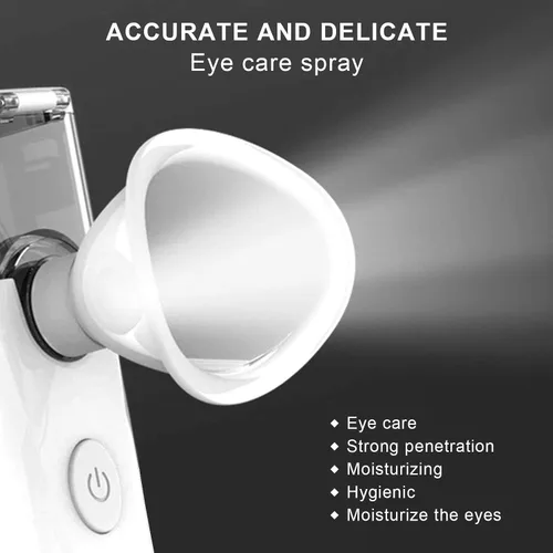 Miniatura 3 de Vaporizador de ojos con carga USB, espray de cuidado de mano para el cuidado de los ojos, máquina de limpieza hidratante portátil para mujeres