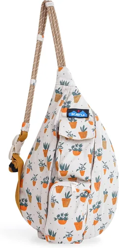 Miniatura 32 de KAVU Mini bolso de cuerda de algodón cruzado bandolera