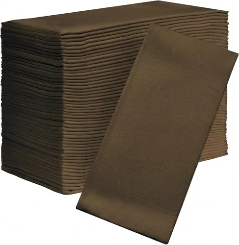 Miniatura 13 de Servilletas de papel AMERICAN HOMESTEAD - Servilletas de papel desechables tipo lino azul claro - Servilletas de mesa de calidad de restaurante