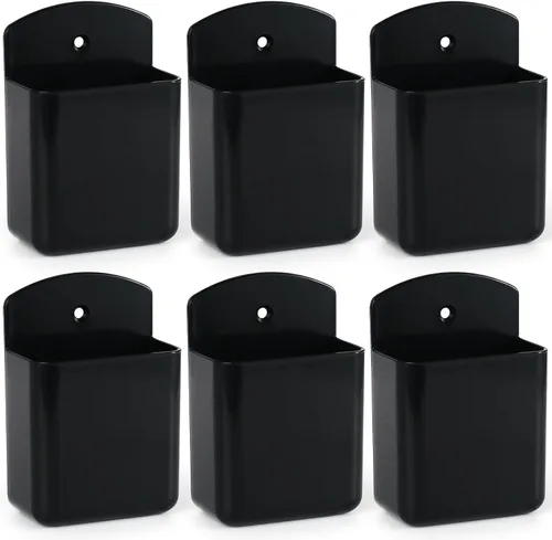 Miniatura 8 de Soporte de pared para control remoto, 6 unidades, soporte para control remoto de TV, soporte para controlador autoadhesivo, soporte para bolígrafo