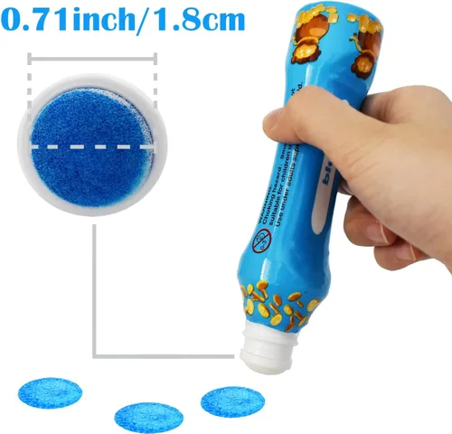 Miniatura 5 de Yuanhe Bingo Daubers - Marcadores de puntos – 3 oz Paint Dotter Bingo Dabbers/Dobbers, juego de 6