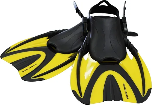 Miniatura 3 de Adjustable Travel Fins for Snorkeling & Swimming Training – Open Heel Lightweight & Soft Foot Pocket Design, Compact Travel Swim Fins for Men & Women