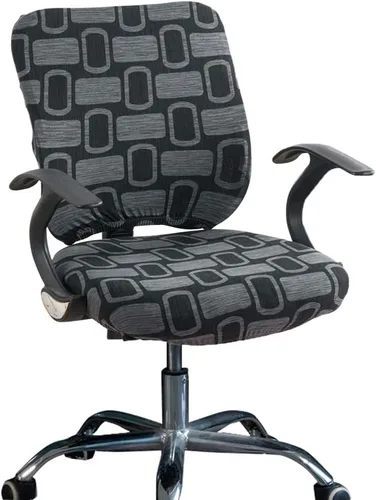 Miniatura 23 de Melaluxe Funda para silla de oficina de computadora, funda universal protectora y elástica para silla giratoria elástica Totam