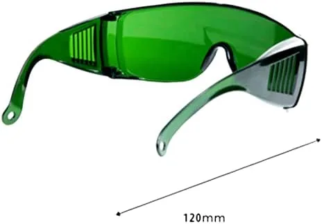 Miniatura 3 de Gafas de seguridad láser 200-450nm y 800-2000nm 405nm OD4+450nm 808nm 1064nm YAG gafas protectoras con caja