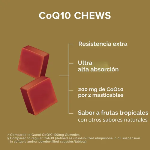 Miniatura 3 de Qunol CoQ10 200 mg Gomitas Blandas, Suplemento de Coenzima Q10 de Fuerza Extra y Ultra Alta Absorción, Suplemento Recomendado por el #1 Cardiólogo