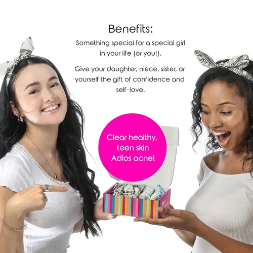 Miniatura 6 de Frilliance Paquete de belleza para adolescentes, base y suero hipoalergénico vegano libre de crueldad, niebla facial y bandana
