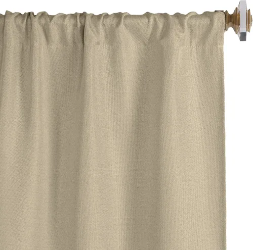 Miniatura 8 de Superior Linen Semi Blackout Curtains, Room Darkening, Bedroom, Drapes, Kitchen, Living Room Window Accents, Sun Blocking, Grommet Header, Classic