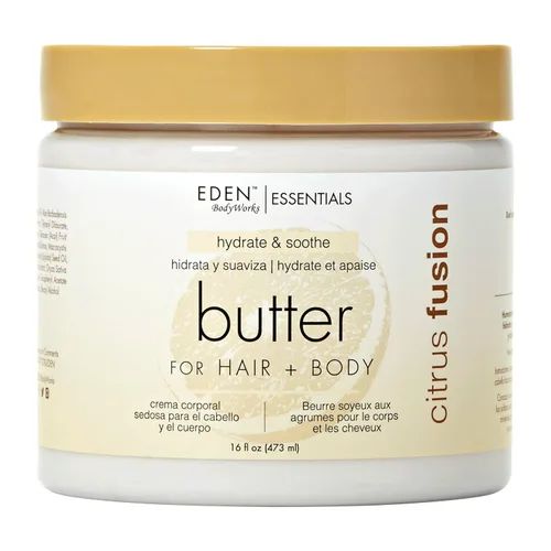 Miniatura 5 de EDEN BodyWorks Aloe de lavanda para el cabello + mantequilla corporal (16 onzas), hidratante natural, hidrata, calma y calma el cabello y la piel