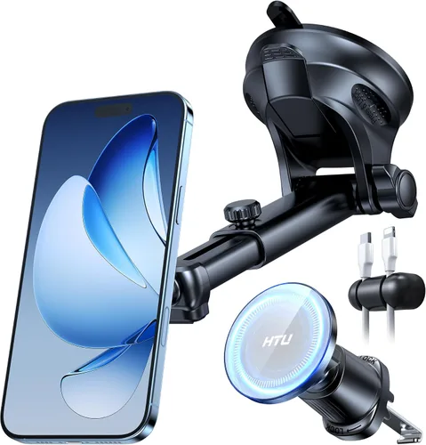Miniatura 9 de HTU Soporte para teléfono de coche Super Suction Blue