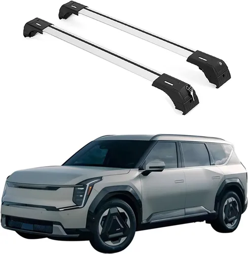 Miniatura 8 de ERKUL Barras transversales de portaequipajes de techo de 220 libras para Buick Envision 2021-2026 Barras transversales de aluminio con cerradura