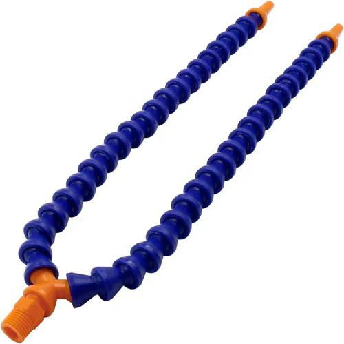 Miniatura 2 de Baomain Manguera de refrigerante en forma de Y de rosca macho PT de 1/4 ", boquilla redonda de 0.118 in, tubo de plástico flexible de 11.8 pulgadas
