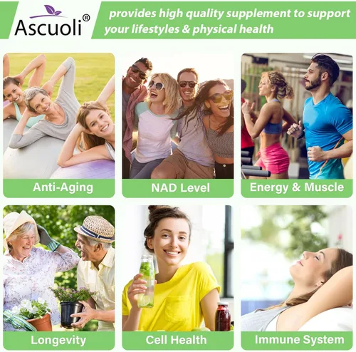 Miniatura 6 de 99% Ultra Pureza NMN 500mg + Trans-Resveratrol 600mg, 1150mg Suplemento de NMN Resveratrol, Fórmula Avanzada 3-en-1 para Impulsar* NAD, Célula