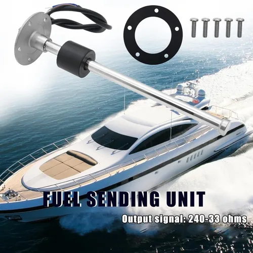 Miniatura 6 de Geloo Unidad de envío de combustible para barco de 6 pulgadas, 240-33 ohmios, tanque de gasolina y combustible, unidades de envío, nivel de agua