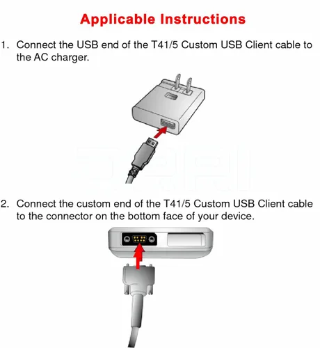 Miniatura 4 de Cable de transferencia de datos de host USB T41 8Pin a USB-A para Trimble Juno T41/5 computadora portátil
