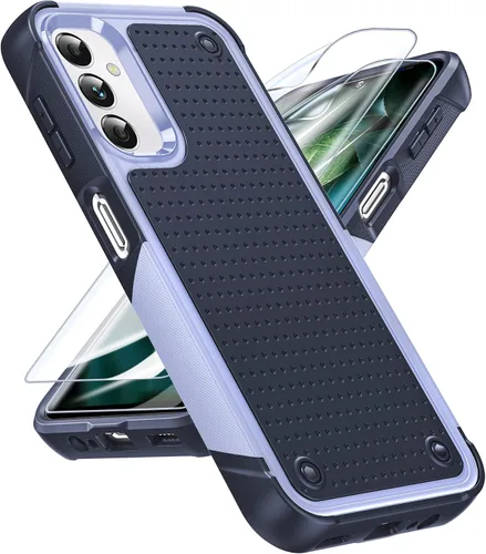 Miniatura 15 de LeYi Funda para Galaxy S21 FE-5G: Funda Samsung S21 FE con protector de pantalla, doble capa protectora de policarbonato duro y TPU suave Android